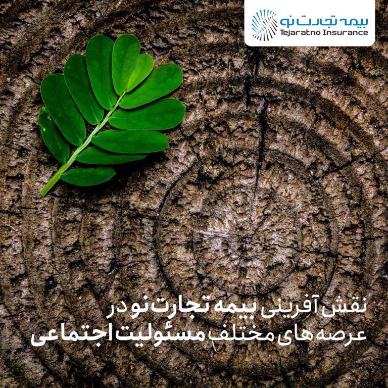 نقش آفرینی بیمه تجارت نو در عرصه های مختلف مسئولیت اجتماعی