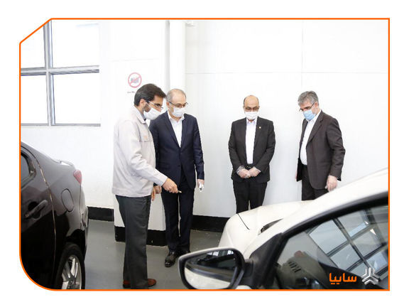 بازدید مدیرعامل بانک تجارت از گروه خودروسازی سایپا