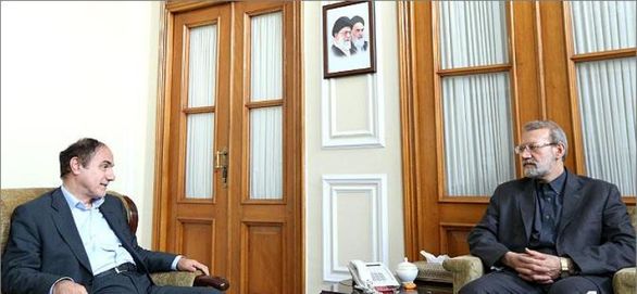 لاریجانی با مدیرعامل بیمه مرکزی جمهوری اسلامی دیدار کرد