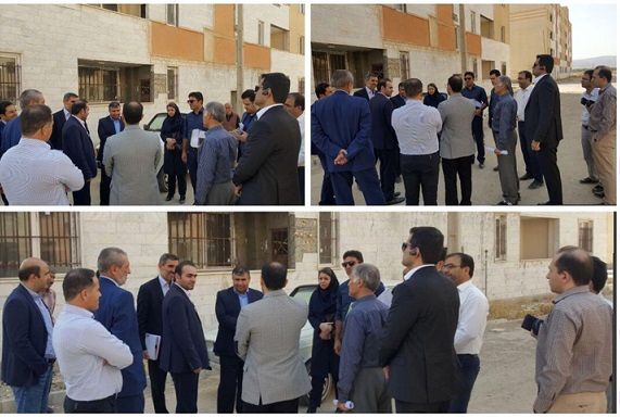 معاون فنی بیمه آرمان از روند بازسازی مسکن مهر در کرمانشاه بازدید کرد