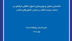 اصول اخلاق حرفه‌ای در صنعت بیمه با تکیه بر تجارب جهانی
