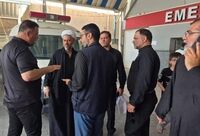 بازدید میدانی و ارزیابی روند ارائه خدمات بیمه‌ای و درمانی به زائران اربعین
