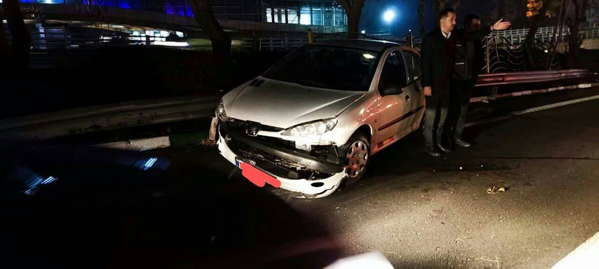 تصادف زنجیرهای در بزرگراه نیایش تهران ۳ مصدوم داشت