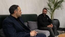 دیدار سرپرست بانک توسعه صادرات ایران با خانواده شهید علی خان‌بیگی