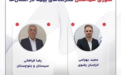 نتایح انتخابات سراسری هیات رئیسه شورای هماهنگی شرکت‌های بیمه در استان‌ها
