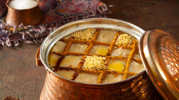 طرز تهیه حلیم رژیمی با جو دو سر پرک و مرغ
