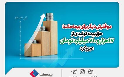 حق بیمه تولیدی از 17 هزار و 710 میلیارد تومان عبور کرد