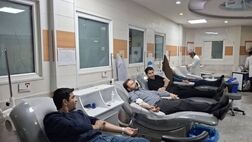 مراجعه ۲۶۸ هزار نفر برای اهدای خون
