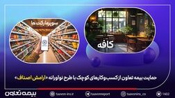 حمایت بیمه تعاون از کسب‌وکارهای کوچک با طرح نوآورانه «آرامش اصناف»
