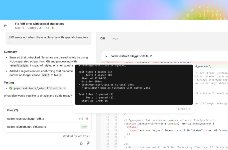 OpenAI ایجنت کدنویسی Codex را به مدل هوش مصنوعی GPT-5 مجهز کرد
