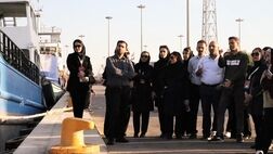 بازدید میدانی از بندرگاه بوشهر در همایش آموزشی بیمه دی
